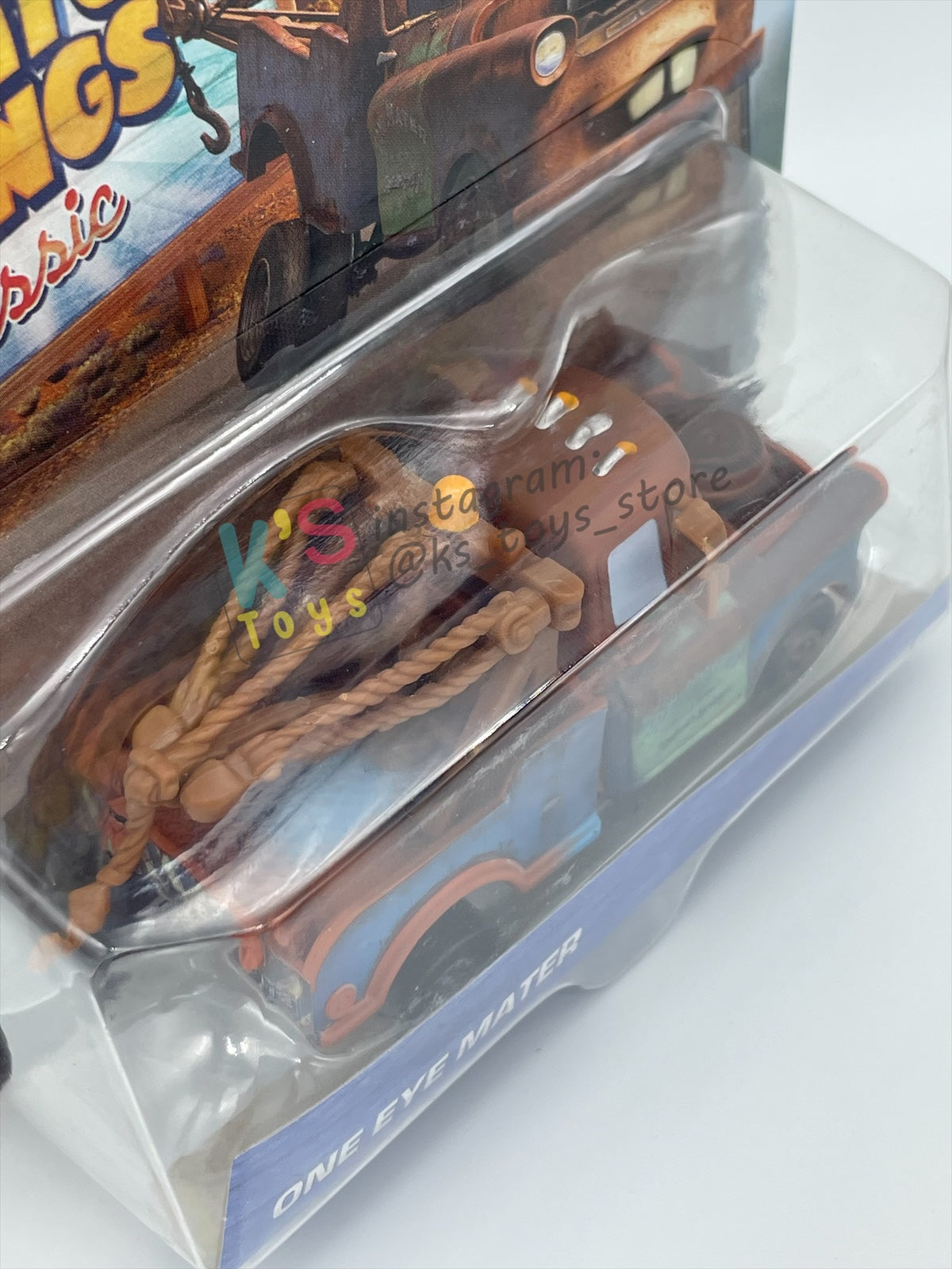 DISNEY PIXAR CARS BY MATTEL 1:55, "ONE EYE MATER" - RADIATOR SPRINGS CLASSIC SERIES - BNIP