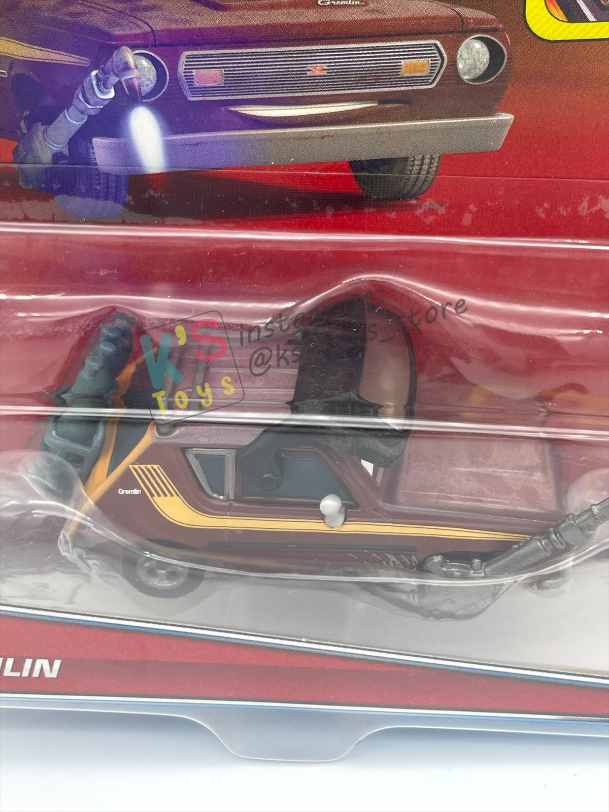 DISNEY PIXAR CARS BY MATTEL 1:55, TOWGA GREMLIN - CARS 2 OIL GRIG GETAWAY SERIES - BNIP