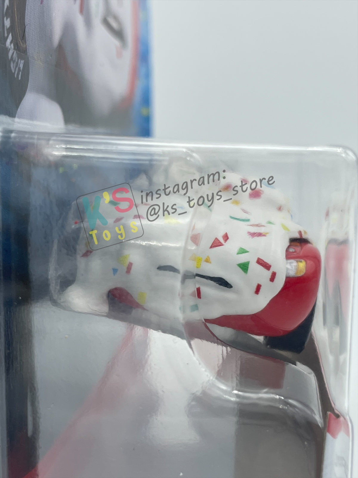 RARE DISNEY PIXAR CARS BY MATTEL 1:55, "CUPCAKE LIGHTNNG MCQUEEN" - FUNNY FLASHBACK SERIES - BNIP