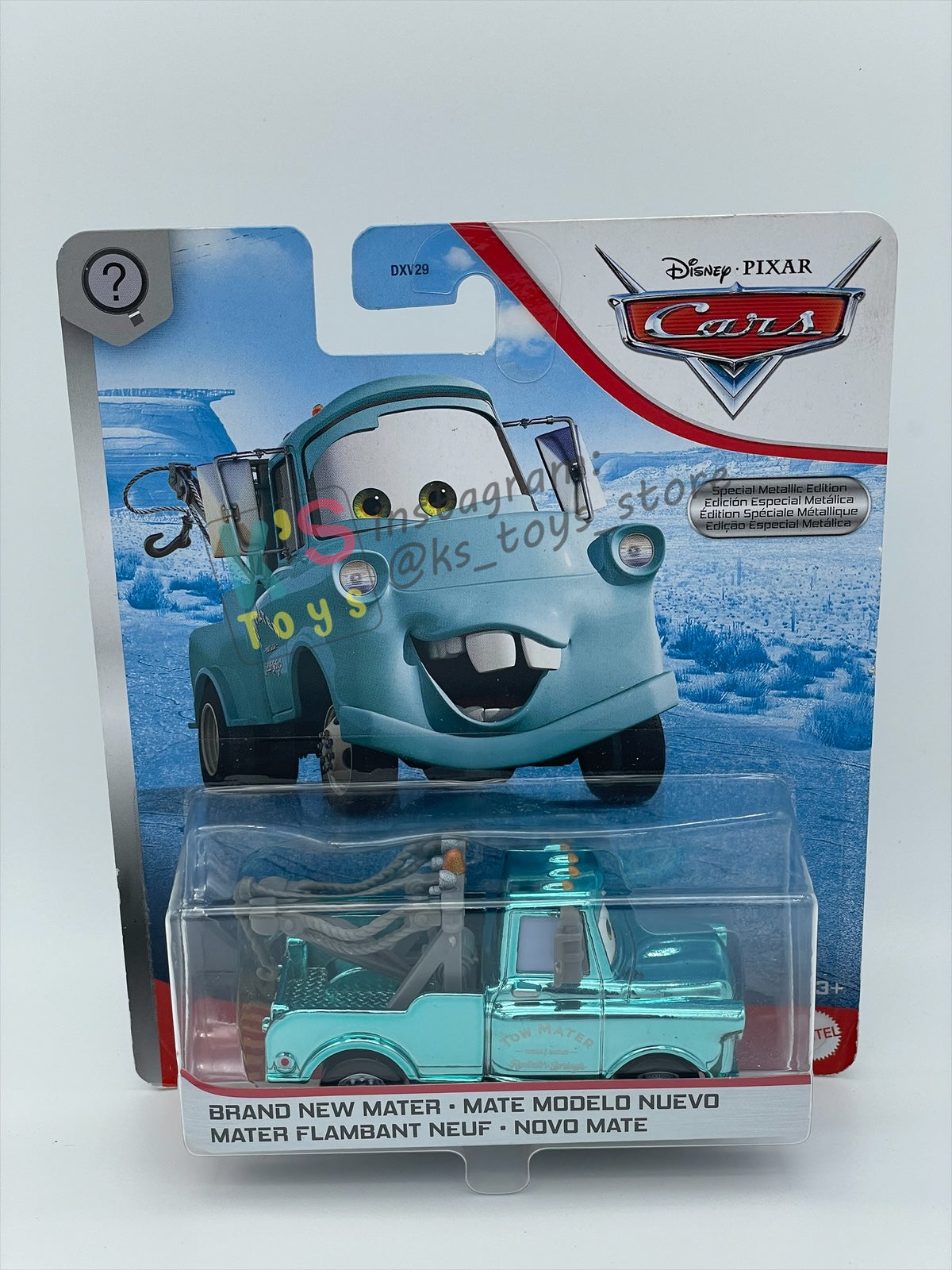 DISNEY PIXAR CARS BY MATTEL 1:55, "METALLIC BRAND NEW MATER" - SCAVENGER HUNT SERIES - BNIP