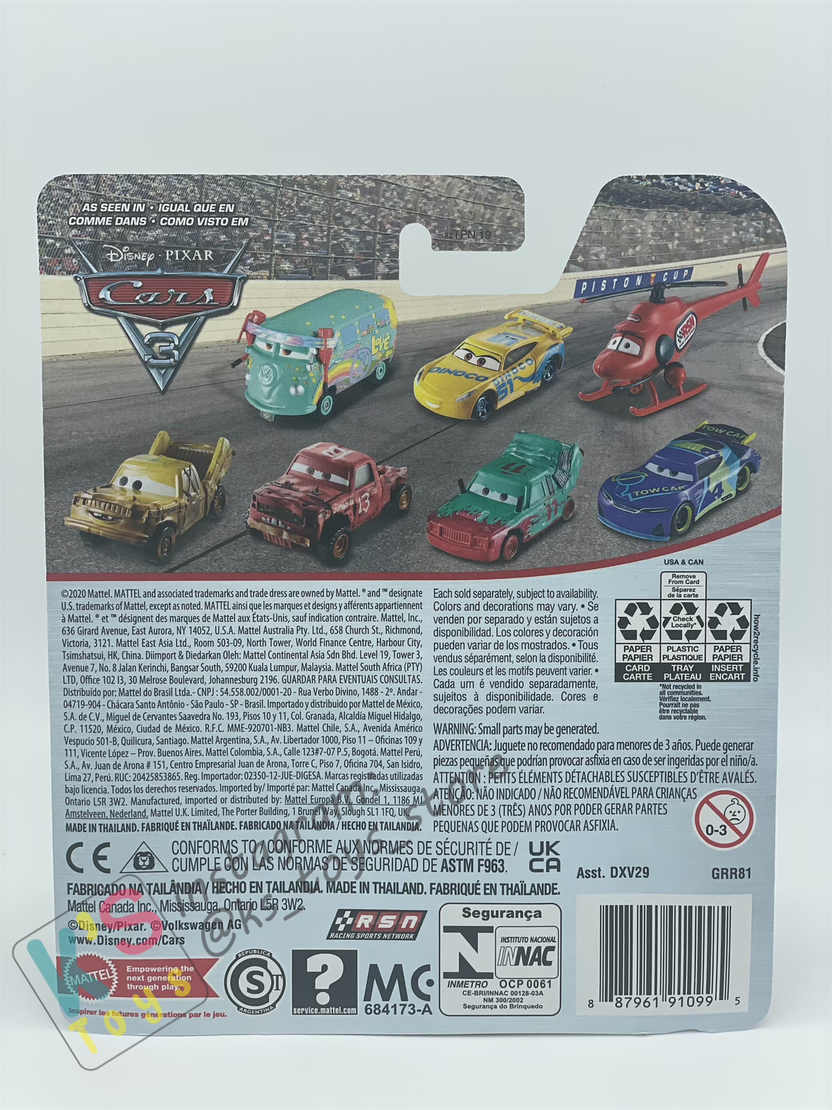 Bundle of 10 "Tractors" Disney Pixar Cars by Mattel - BNIP