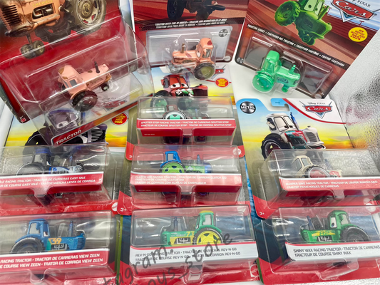 Bundle of 10 "Tractors" Disney Pixar Cars by Mattel - BNIP