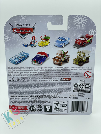 Winter Series SNOWMOBILE Die Cast 1:55 Disney Pixar Cars by Mattel, BNIP