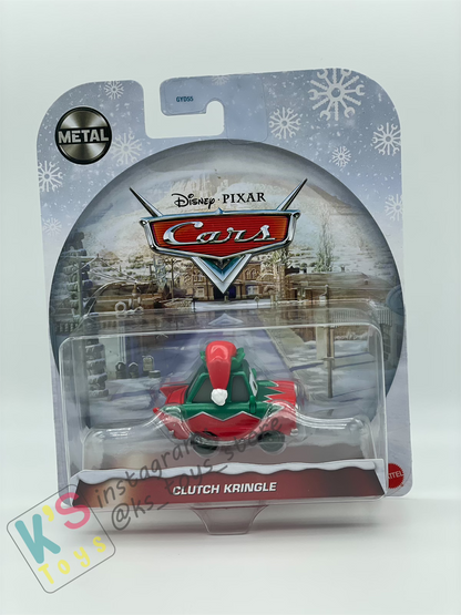 Winter Series CLUTCH KRINGLE Die Cast 1:55 Disney Pixar Cars by Mattel, BNIP