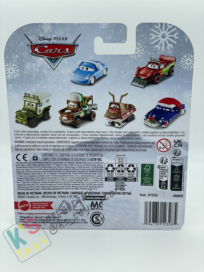 Winter Series CLUTCH KRINGLE Die Cast 1:55 Disney Pixar Cars by Mattel, BNIP