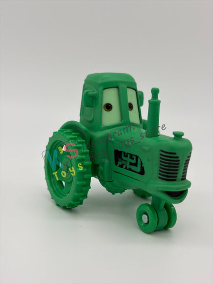 PRE-OWNED / LOOSE DISNEY PIXAR CARS 1:55 BY MATTEL - "GHOST TRACTOR" CARS ON THE ROAD LIGHTS OUT - MINT CONDITION