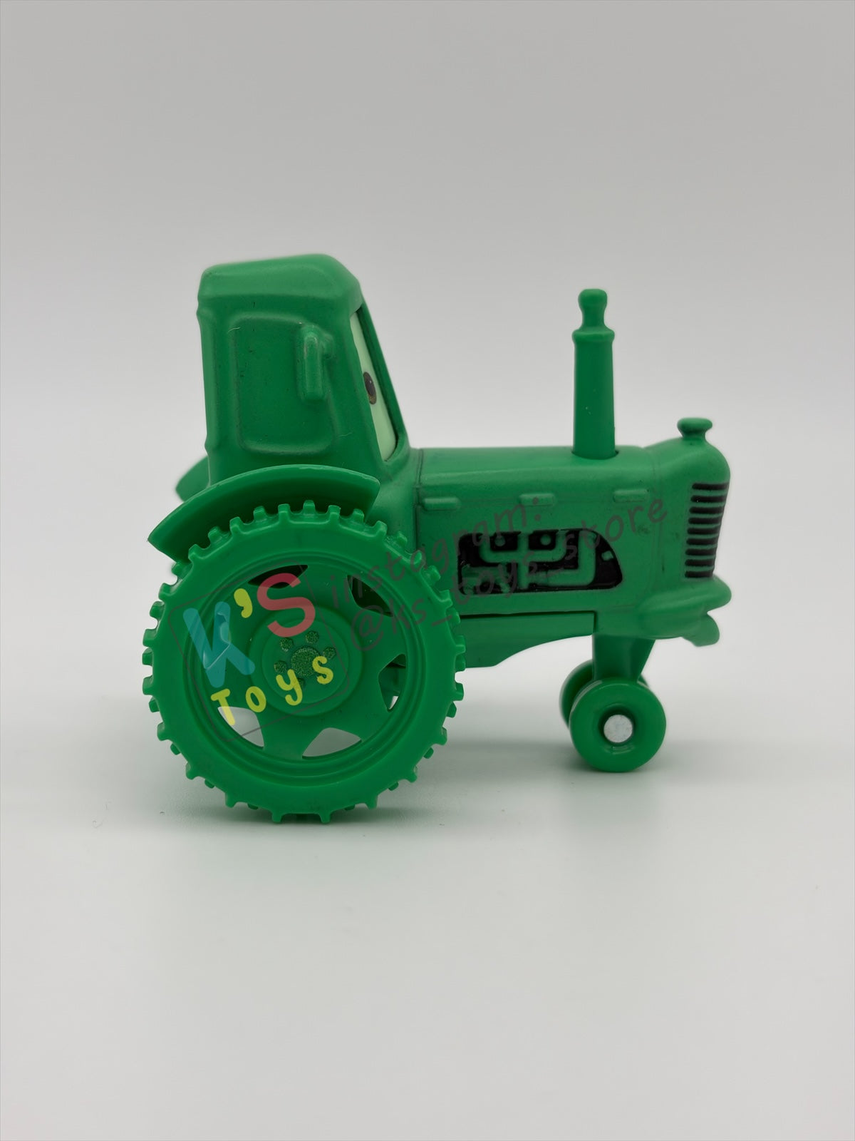 PRE-OWNED / LOOSE DISNEY PIXAR CARS 1:55 BY MATTEL - "GHOST TRACTOR" CARS ON THE ROAD LIGHTS OUT - MINT CONDITION