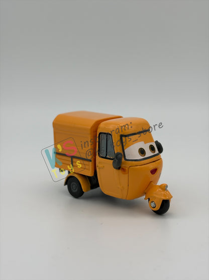 PRE-OWNED / LOOSE DISNEY PIXAR CARS 1:55 BY MATTEL - "SAL MACHIANI (VARIANT)" CARS ALLINOL BLOWOUT - MINT CONDITION