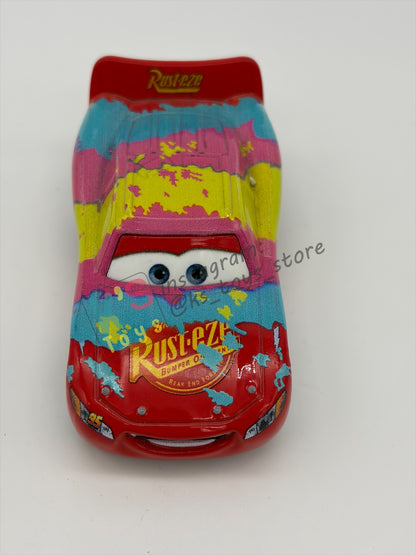 PRE-OWNED / LOOSE DISNEY PIXAR CARS 1:55 BY MATTEL - "EASTER LIGHTNING MCQUEEN (VARIANT)" EASTER SERIES - MINT CONDITION