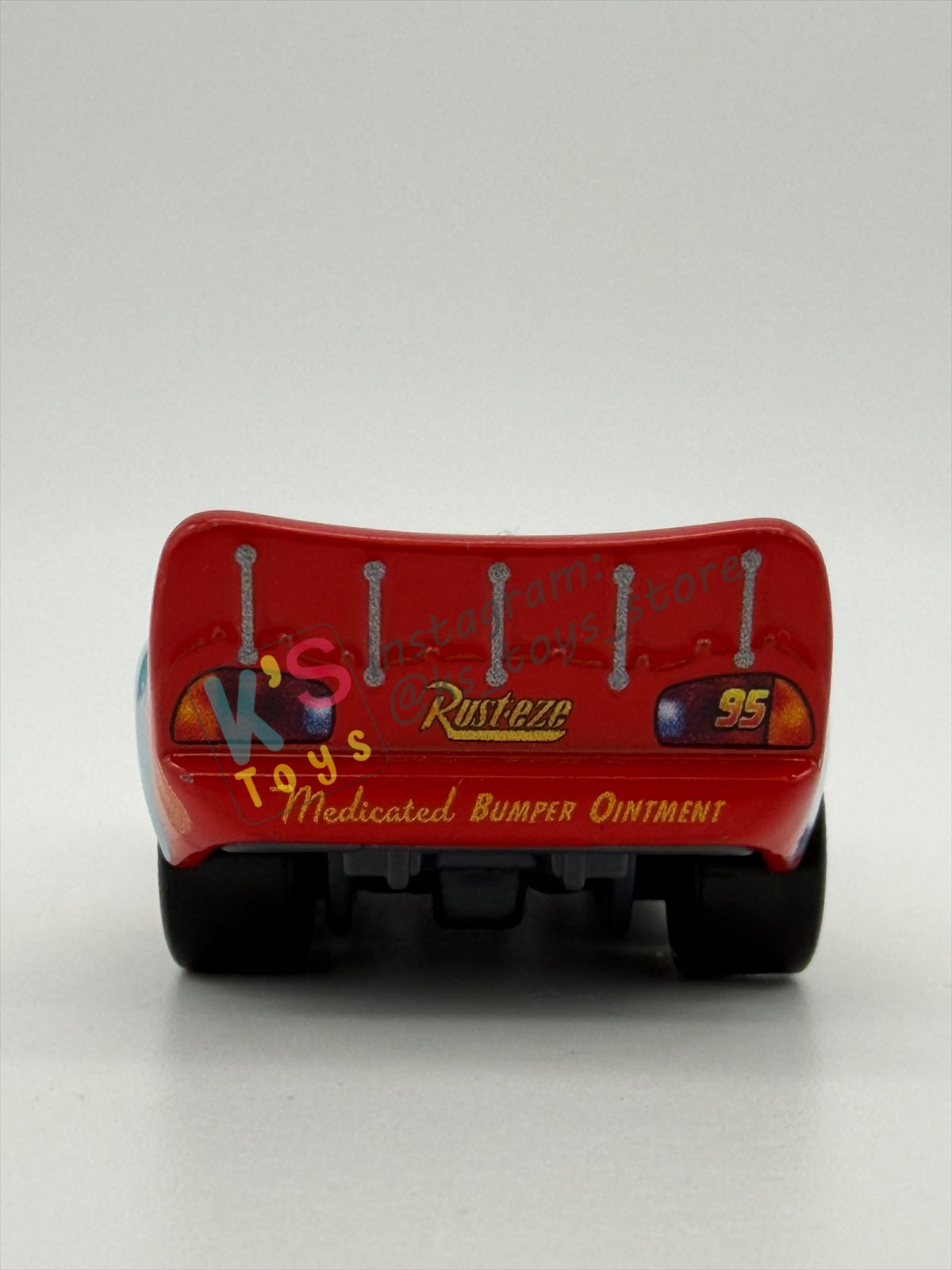 PRE-OWNED / LOOSE DISNEY PIXAR CARS 1:55 BY MATTEL - "EASTER LIGHTNING MCQUEEN (VARIANT)" EASTER SERIES - MINT CONDITION