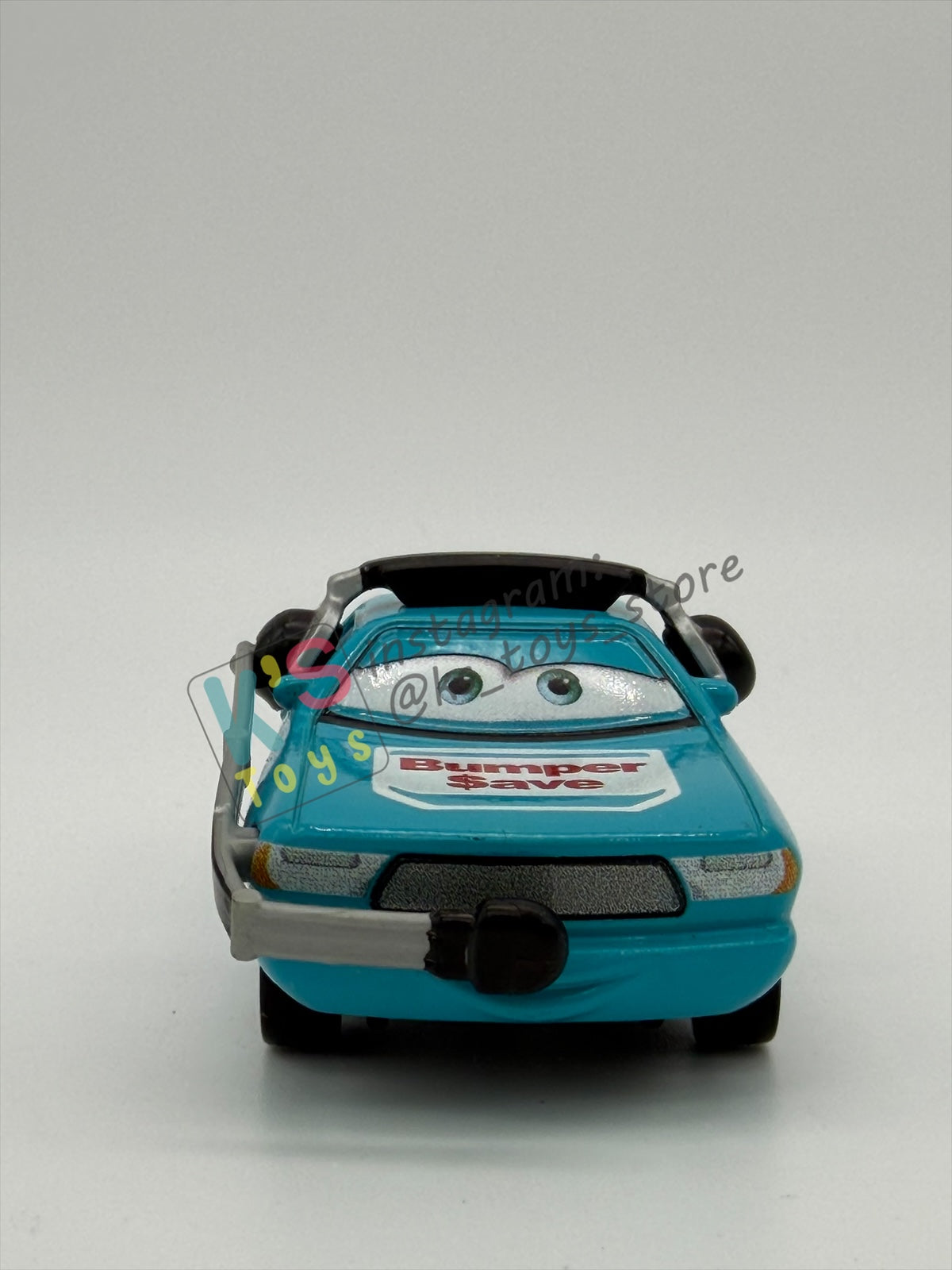 PRE-OWNED / LOOSE DISNEY PIXAR CARS 1:55 BY MATTEL - "BEN DOORDAN / BUMPER SAVE CREW CHIEF" CARS DINOCO 400 - NEAR  MINT CONDITION