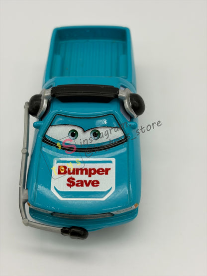 PRE-OWNED / LOOSE DISNEY PIXAR CARS 1:55 BY MATTEL - "BEN DOORDAN / BUMPER SAVE CREW CHIEF" CARS DINOCO 400 - NEAR  MINT CONDITION