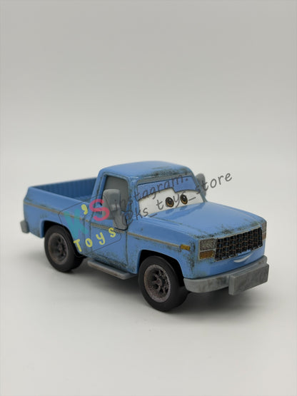 PRE-OWNED / LOOSE DISNEY PIXAR CARS 1:55 BY MATTEL - "BARNEY CONES" CARS ON THE ROAD - NEAR  MINT CONDITION