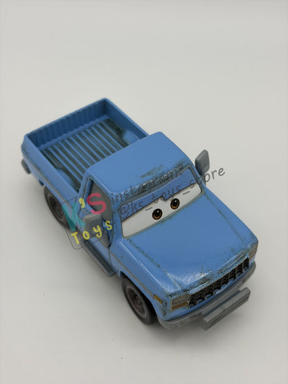 PRE-OWNED / LOOSE DISNEY PIXAR CARS 1:55 BY MATTEL - "BARNEY CONES" CARS ON THE ROAD - NEAR  MINT CONDITION