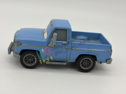 PRE-OWNED / LOOSE DISNEY PIXAR CARS 1:55 BY MATTEL - "BARNEY CONES" CARS ON THE ROAD - NEAR  MINT CONDITION