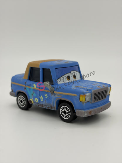 PRE-OWNED / LOOSE DISNEY PIXAR CARS 1:55 BY MATTEL - "OTIS (VARIANT)" CARS 2 - NEAR  MINT CONDITION
