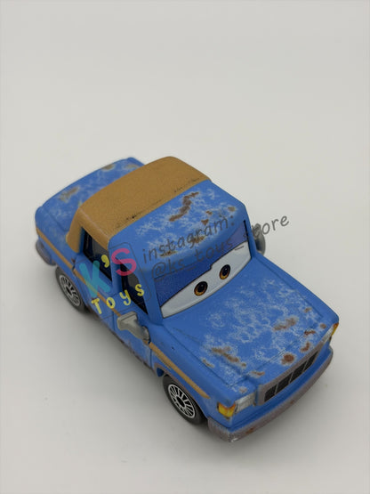 PRE-OWNED / LOOSE DISNEY PIXAR CARS 1:55 BY MATTEL - "OTIS (VARIANT)" CARS 2 - NEAR  MINT CONDITION