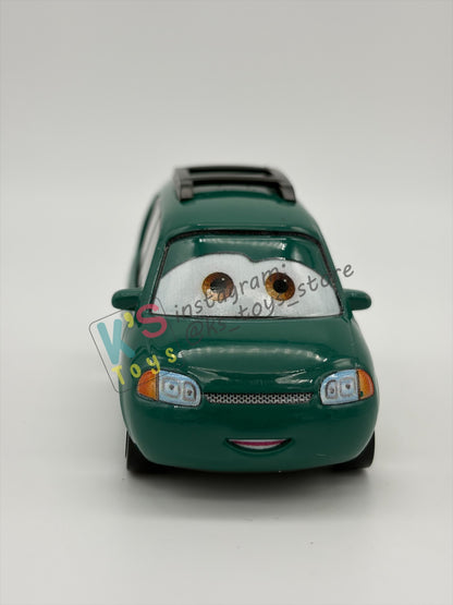 PRE-OWNED / LOOSE DISNEY PIXAR CARS 1:55 BY MATTEL - "COLIN BOHREV" CARS 2 - NEAR MINT CONDITION