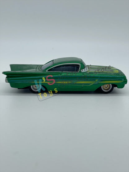 PRE-OWNED / LOOSE DISNEY PIXAR CARS BY MATTEL - GREEN RAMONE (CARS 1) - NEAR MINT CONDITION - READ DESCRIPTION!!!!!!!!!!!