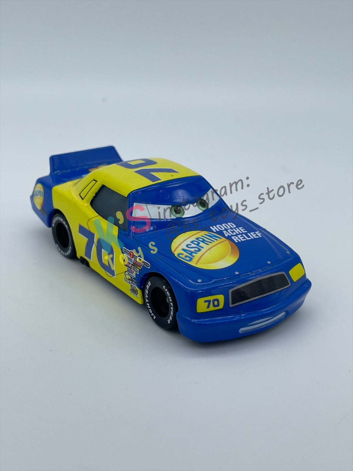 PRE-OWNED / LOOSE DISNEY PIXAR CARS BY MATTEL - FLOYD MULVIHILL / GASPRIN (CARS 1) - NEAR MINT CONDITION - READ DESCRIPTION!!!!!!!!!!! (Copy)