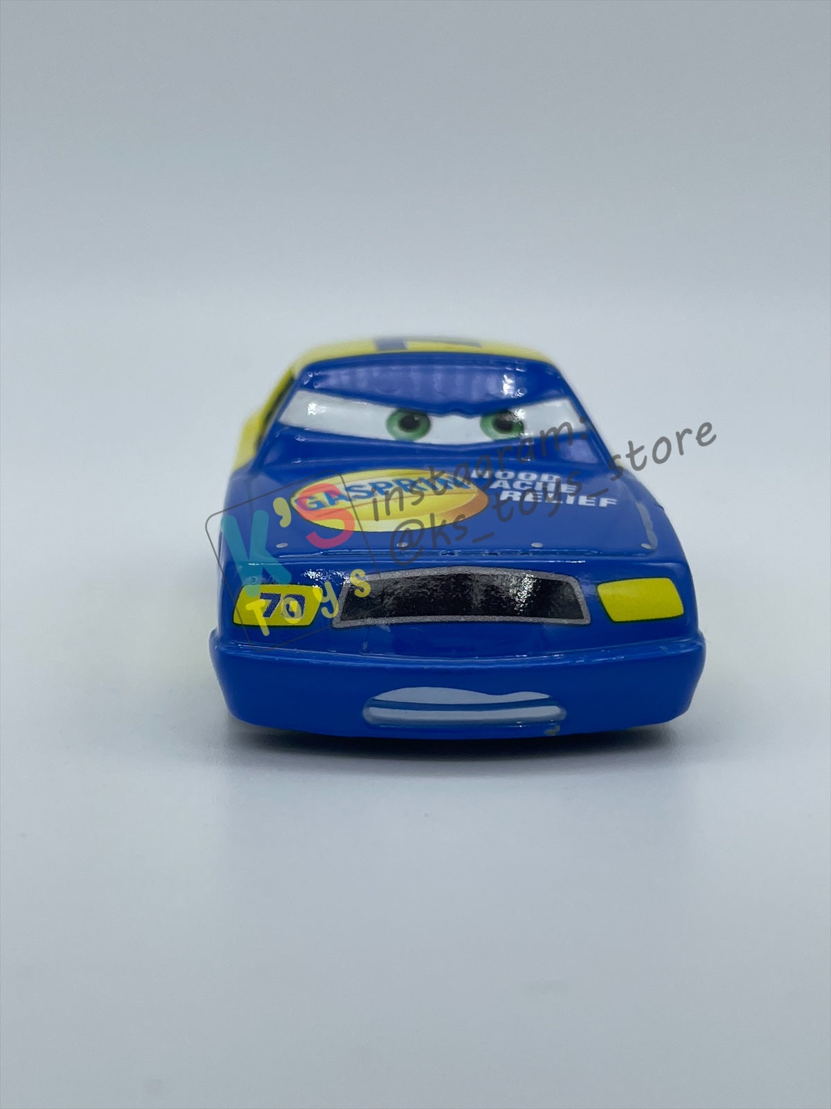 PRE-OWNED / LOOSE DISNEY PIXAR CARS BY MATTEL - FLOYD MULVIHILL / GASPRIN (CARS 1) - NEAR MINT CONDITION - READ DESCRIPTION!!!!!!!!!!! (Copy)