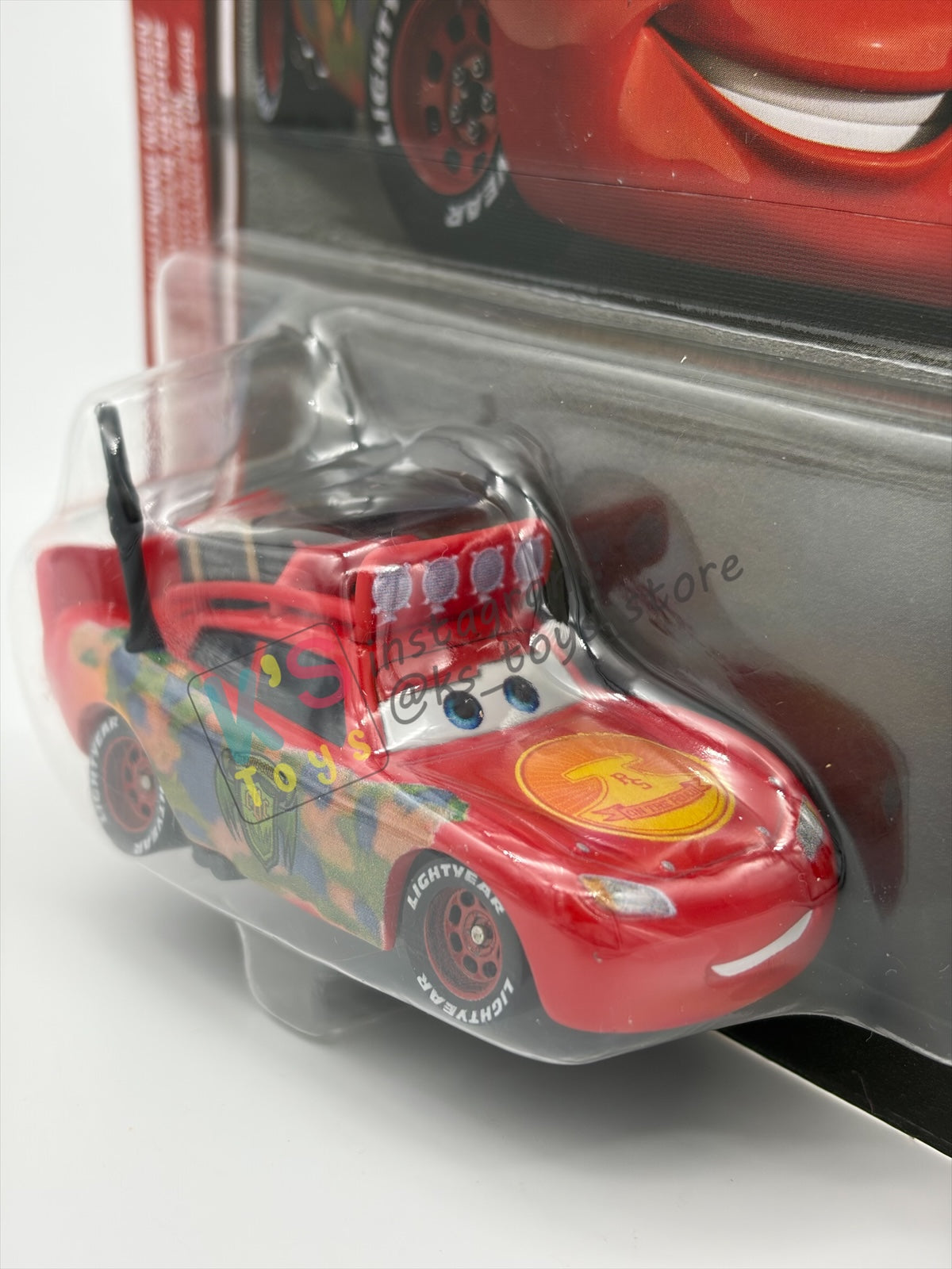 DISNEY PIXAR CARS BY MATTEL 1:55, "CRYPTID BUSTER LIGHTNING MCQUEEN" - 2026 RE-RELEASED 20TH ANNIVERSARY CARD - BNIP