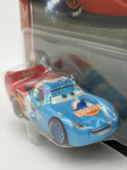 DISNEY PIXAR CARS BY MATTEL 1:55, "TRANSFORMING LIGHTNING MCQUEEN" - 2026 RE-RELEASED 20TH ANNIVERSARY CARD - BNIP