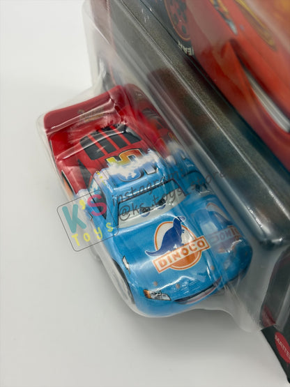 DISNEY PIXAR CARS BY MATTEL 1:55, "TRANSFORMING LIGHTNING MCQUEEN" - 2026 RE-RELEASED 20TH ANNIVERSARY CARD - BNIP