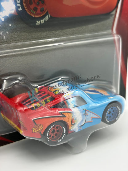 DISNEY PIXAR CARS BY MATTEL 1:55, "TRANSFORMING LIGHTNING MCQUEEN" - 2026 RE-RELEASED 20TH ANNIVERSARY CARD - BNIP