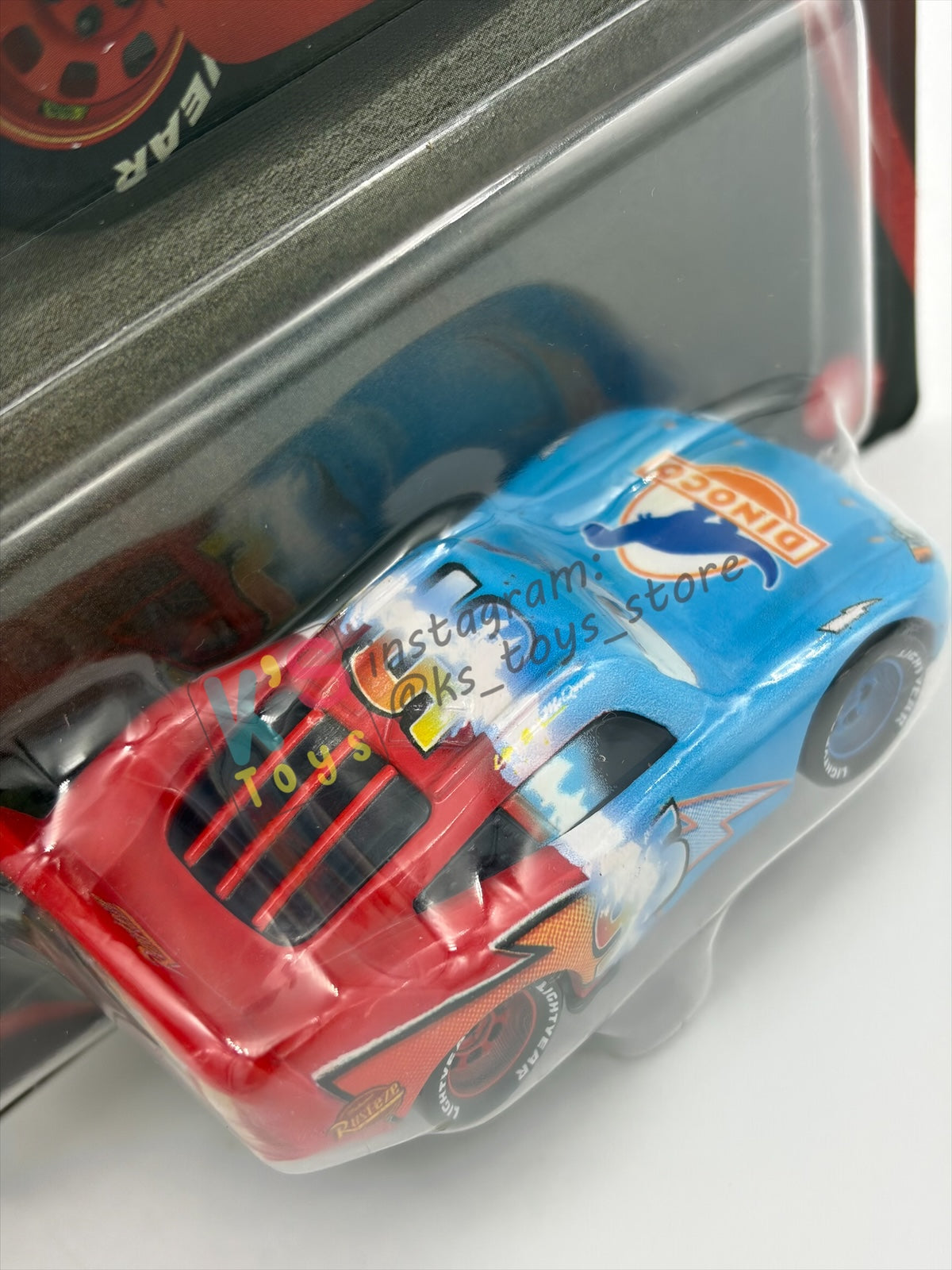 DISNEY PIXAR CARS BY MATTEL 1:55, "TRANSFORMING LIGHTNING MCQUEEN" - 2026 RE-RELEASED 20TH ANNIVERSARY CARD - BNIP