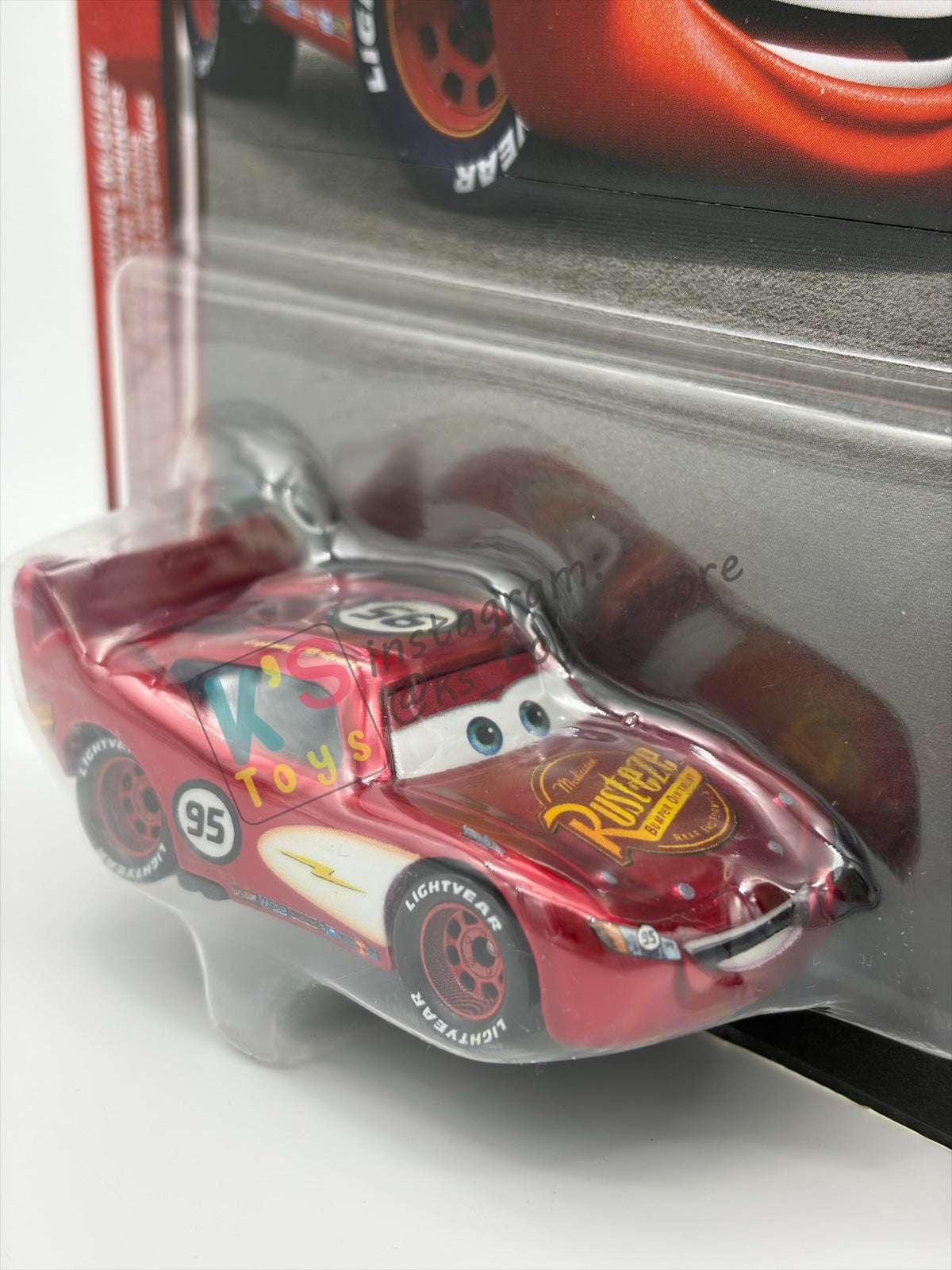 DISNEY PIXAR CARS BY MATTEL 1:55, "RADIATOR SPRINGS LIGHTNING MCQUEEN" - 2026 RE-RELEASED 20TH ANNIVERSARY CARD - BNIP