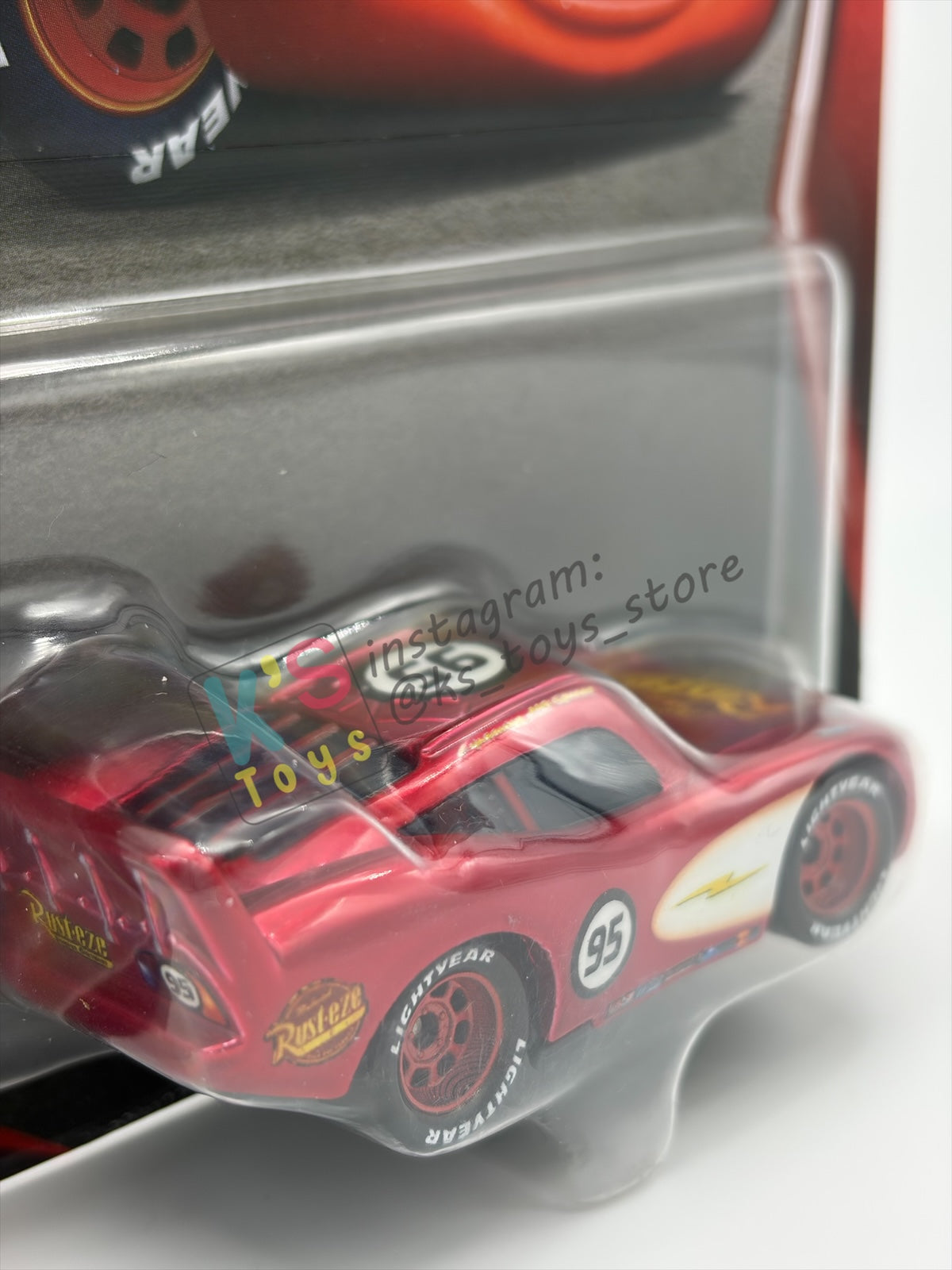 DISNEY PIXAR CARS BY MATTEL 1:55, "RADIATOR SPRINGS LIGHTNING MCQUEEN" - 2026 RE-RELEASED 20TH ANNIVERSARY CARD - BNIP