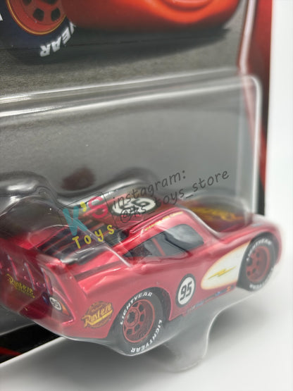 DISNEY PIXAR CARS BY MATTEL 1:55, "RADIATOR SPRINGS LIGHTNING MCQUEEN" - 2026 RE-RELEASED 20TH ANNIVERSARY CARD - BNIP