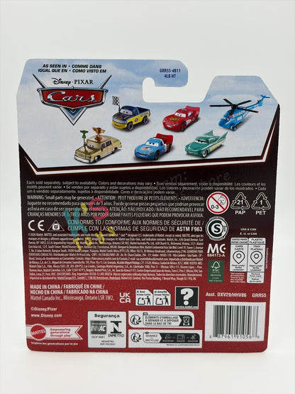 DISNEY PIXAR CARS BY MATTEL 1:55, "TODD MARCUS" - 2026 RE-RELEASED 20TH ANNIVERSARY CARD - BNIP