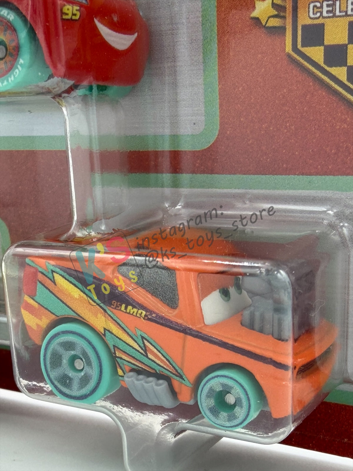 MINI RACERS DISNEY PIXAR CARS 3-PACK "RACE TO CELEBRATE LIGHTNING MCQUEEN / LUGI / RACE TO CELEBRATE SNOT ROD"- 2026 NEW RELEASE - BNIP