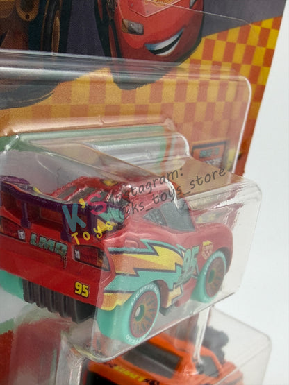 MINI RACERS DISNEY PIXAR CARS 3-PACK "RACE TO CELEBRATE LIGHTNING MCQUEEN / LUGI / RACE TO CELEBRATE SNOT ROD"- 2026 NEW RELEASE - BNIP