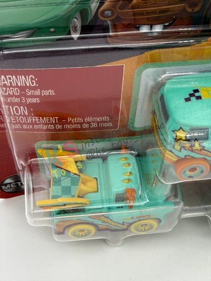 MINI RACERS DISNEY PIXAR CARS 3-PACK RACE TO CELEBRATE SERIES  "FILLMORE / MATER / WINGO"- 2026 NEW RELEASE - BNIP