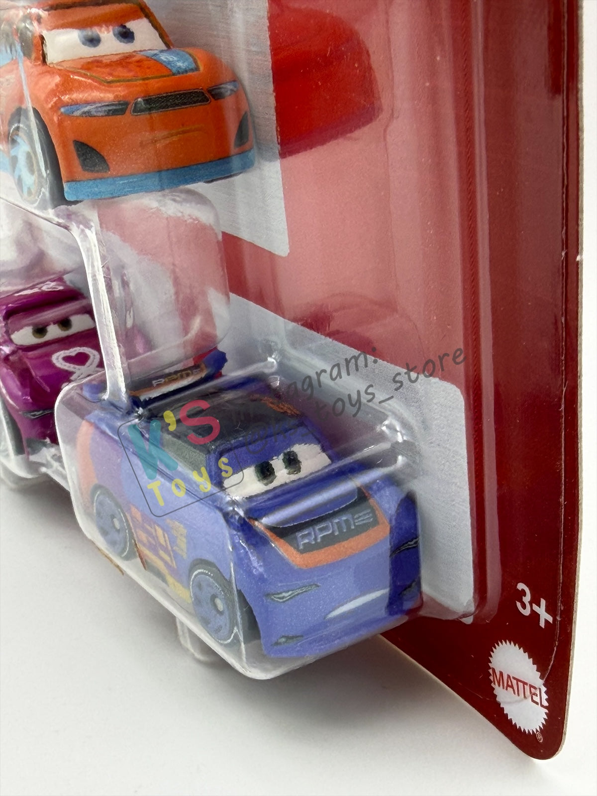 MINI RACERS DISNEY PIXAR CARS 3-PACK RYAN INSIDE LANEY, BARRY DEPEDAL, AND FLIP DOVER - 2026 RE-RELEASED - BNIP