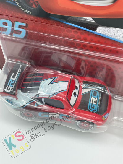 Disney Pixar Cars 1:55 2-Pack by Mattel, GRC LIGHTNING MCQUEEN and GRC SHU - BNIP