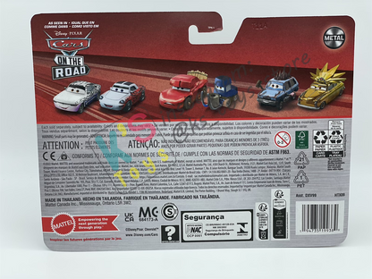 Disney Pixar Cars 1:55 2-Pack by Mattel, NEW PAINT RAMONE and FLO - BNIP