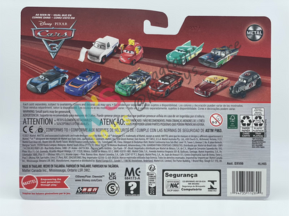 Disney Pixar Cars 1:55 2-Pack by Mattel, CALEB WORLEY and JET ROBINSON - BNIP