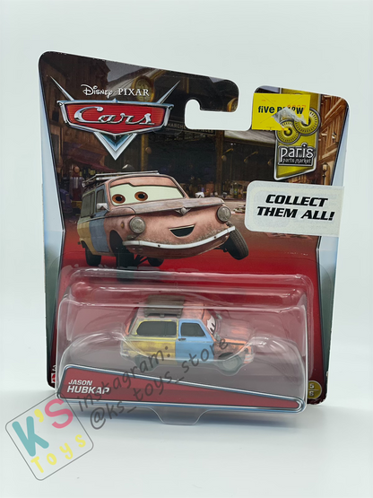 Rare Disney Pixar Cars 1:55 by Mattel, Jason Hubkap - Paris Tours Market - BNIP