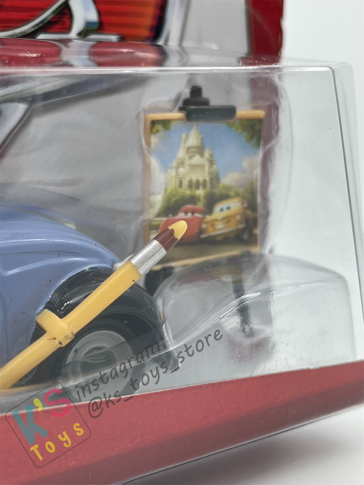 Rare Disney Pixar Cars 1:55 by Mattel, Henry Motisse - Paris Tour - BNIP