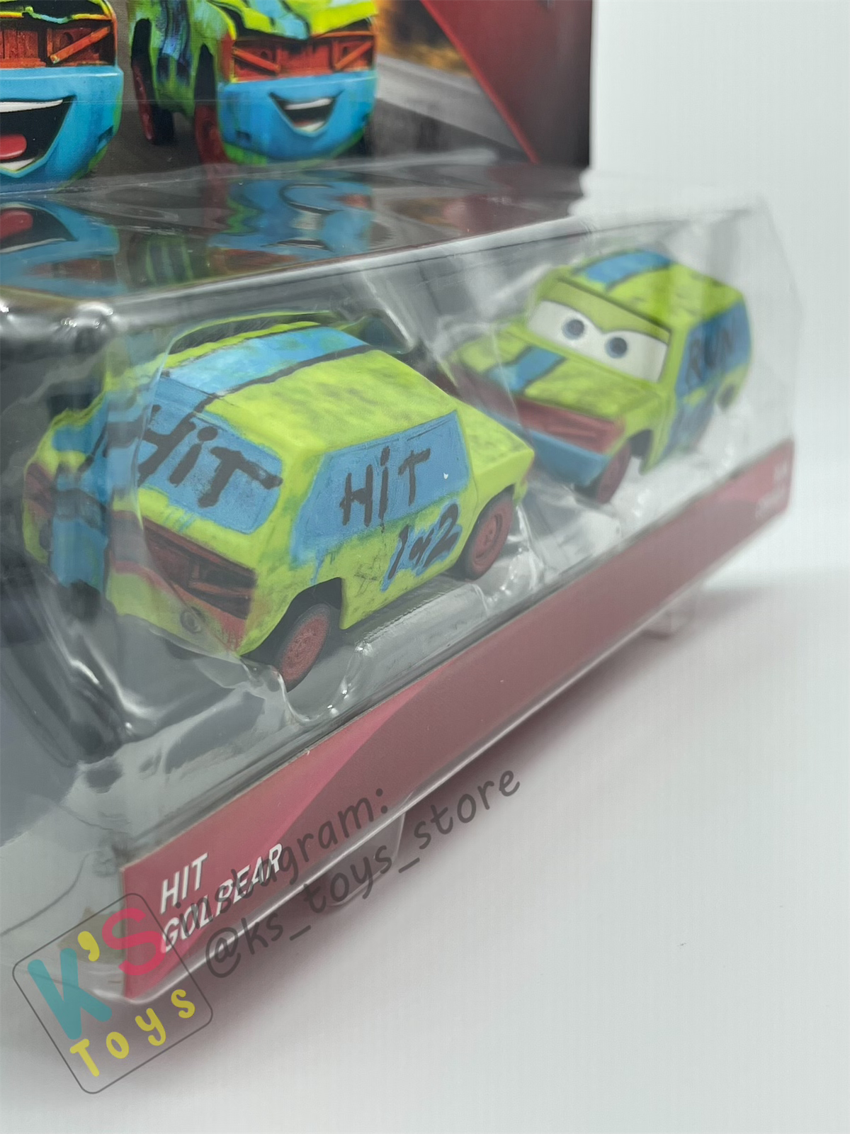 Disney Pixar Cars 1:55 by Mattel 2-Pack Thunder Hollows, Hit & Run - BNIP