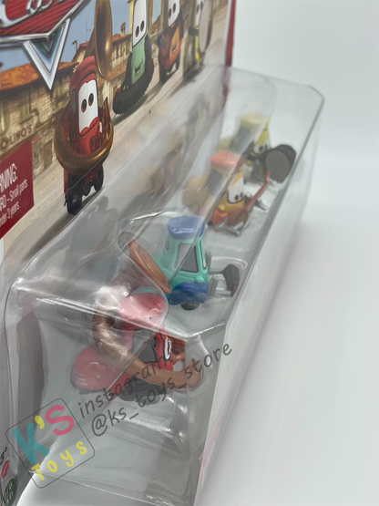 Disney Pixar Cars 1:55 by Mattel 2-Pack Festival Italiano, UNCLE TOPOLINO'S BAND - BNIP