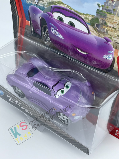 DISNEY PIXAR CARS BY MATTEL, "HOLLEY SHIFTWELL" CARS 2 - BNIP