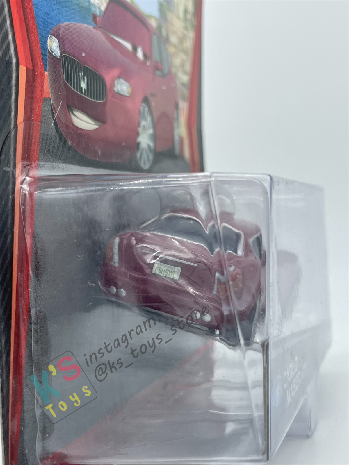 DISNEY PIXAR CARS BY MATTEL, CARLO MASERATI - CARS 2 - BNIP
