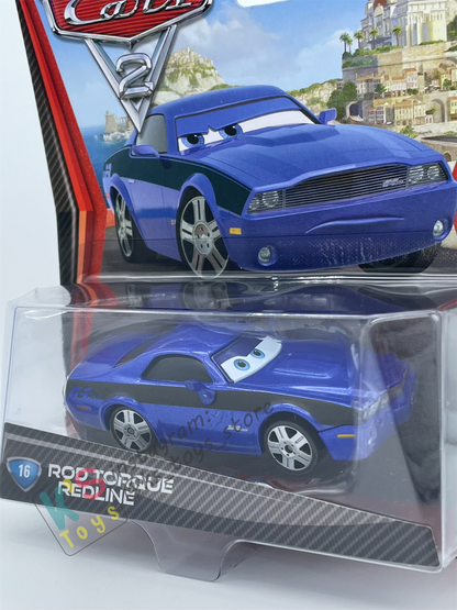 DISNEY PIXAR CARS BY MATTEL, ROD TORQUE REDLINE - CARS 2 - BNIP