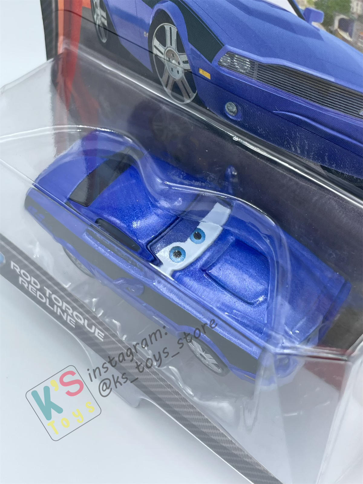 DISNEY PIXAR CARS BY MATTEL, ROD TORQUE REDLINE - CARS 2 - BNIP