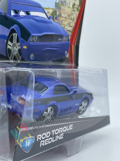 DISNEY PIXAR CARS BY MATTEL, ROD TORQUE REDLINE - CARS 2 - BNIP